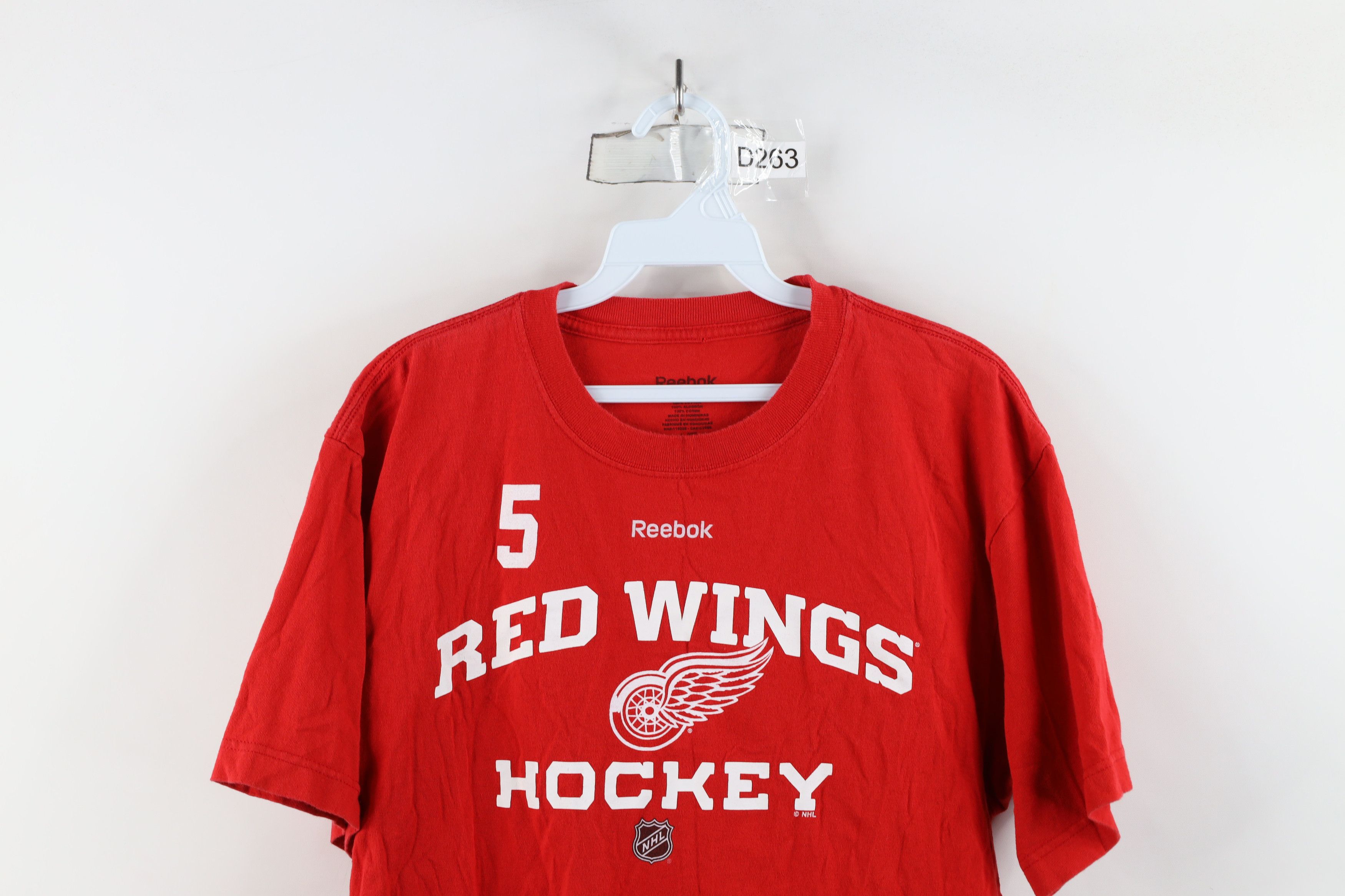 Reebok × Vintage Vintage Reebok Detroit Red Wings Hockey Jersey T-Shirt Size US L / EU 52-54 / 3 - 2 Thumbnail