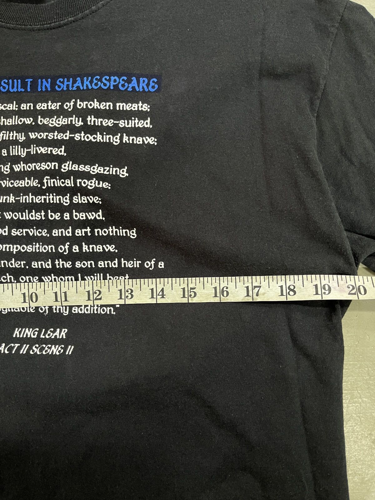 Vintage Vintage Longest Insult in Shakespeare Poem Tee Size US M / EU 48-50 / 2 - 5 Thumbnail
