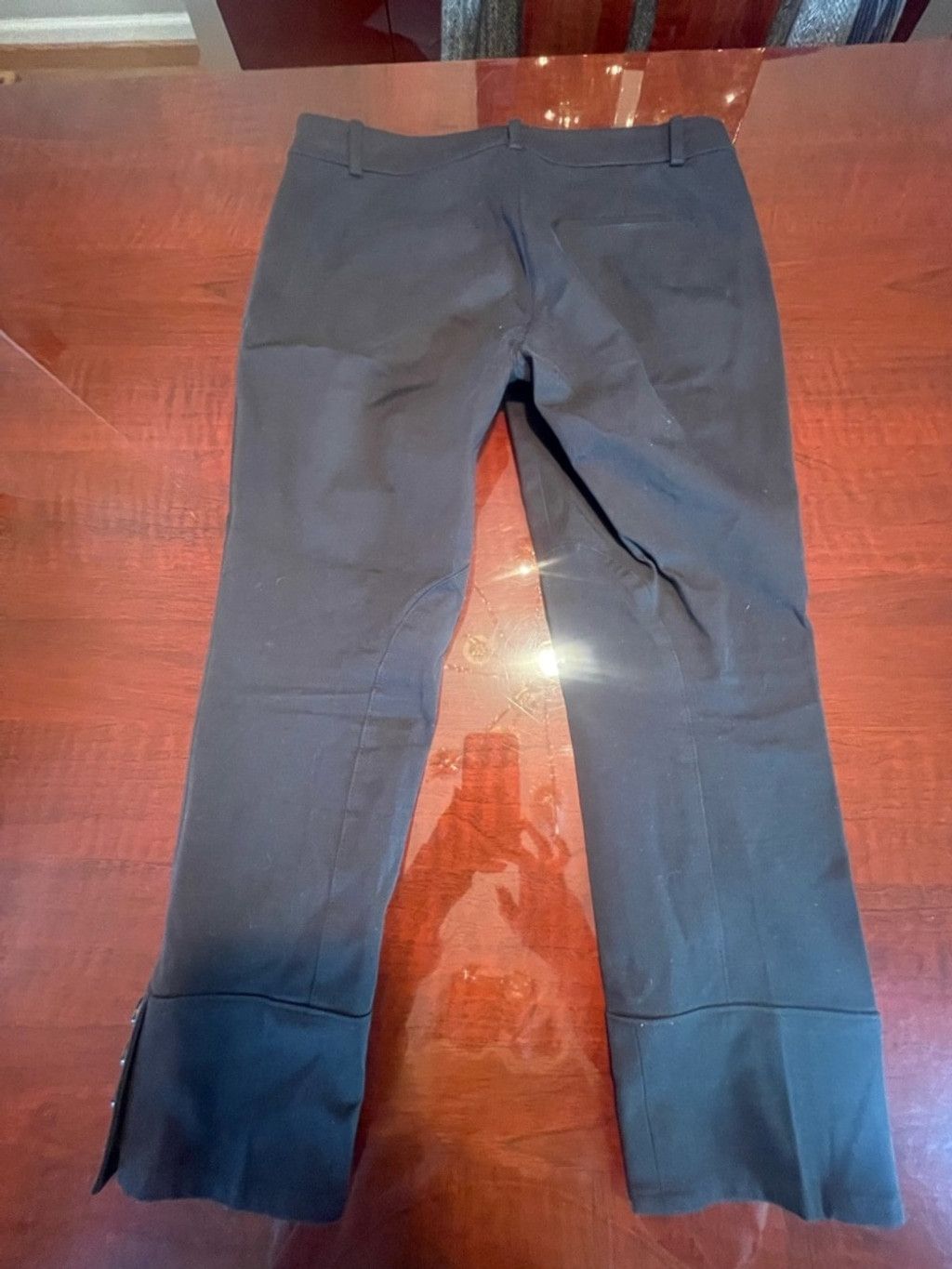 Ann Taylor Ann Taylor Petite Black Ankle Pants 6P Stretch Quiet Luxury Size 28" / US 6 / IT 42 - 8 Thumbnail
