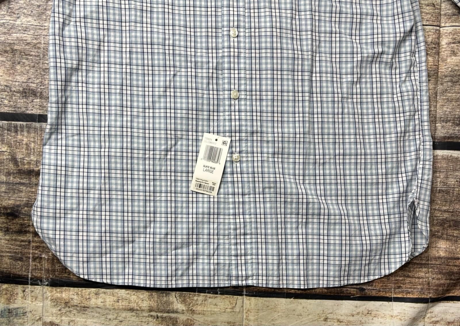 Bloomingdale's The Men's Store Bloomingdales Shirt Men's Large Plaid Cotton Size US L / EU 52-54 / 3 - 6 Thumbnail