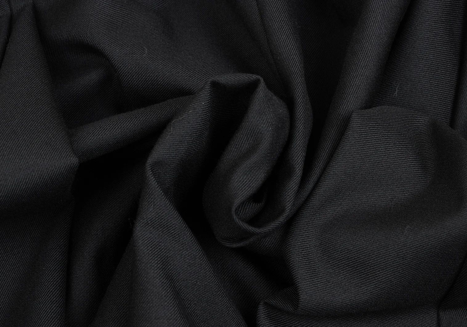 Yohji Yamamoto Wool-Poly Gabardine Side Tab Pants in Black Size 3 Size US 34 / EU 50 - 11 Thumbnail