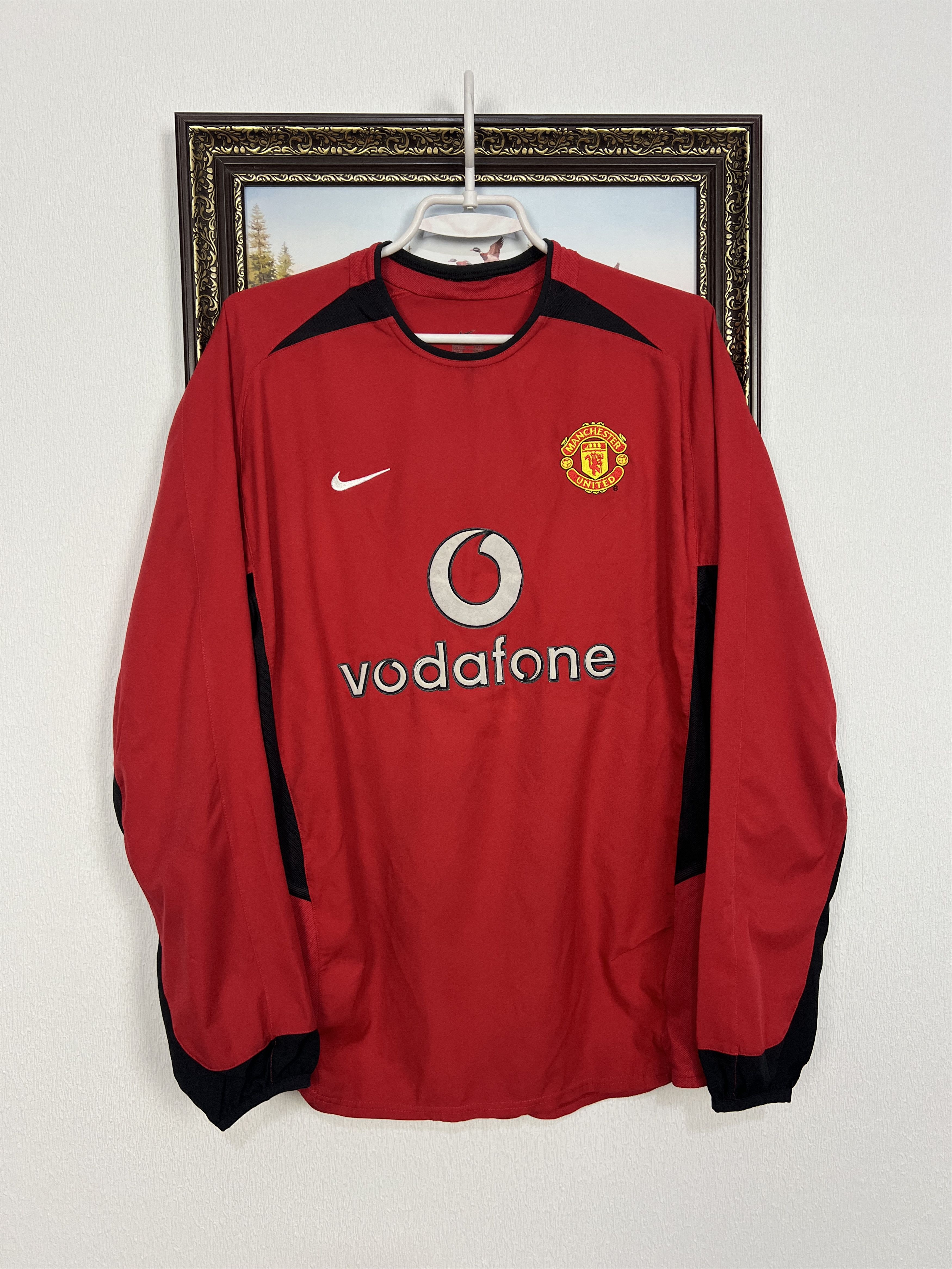 Nike Manchester United football shirt Soccer Long Sleeve Jersey Size US M / EU 48-50 / 2 - 1 Thumbnail