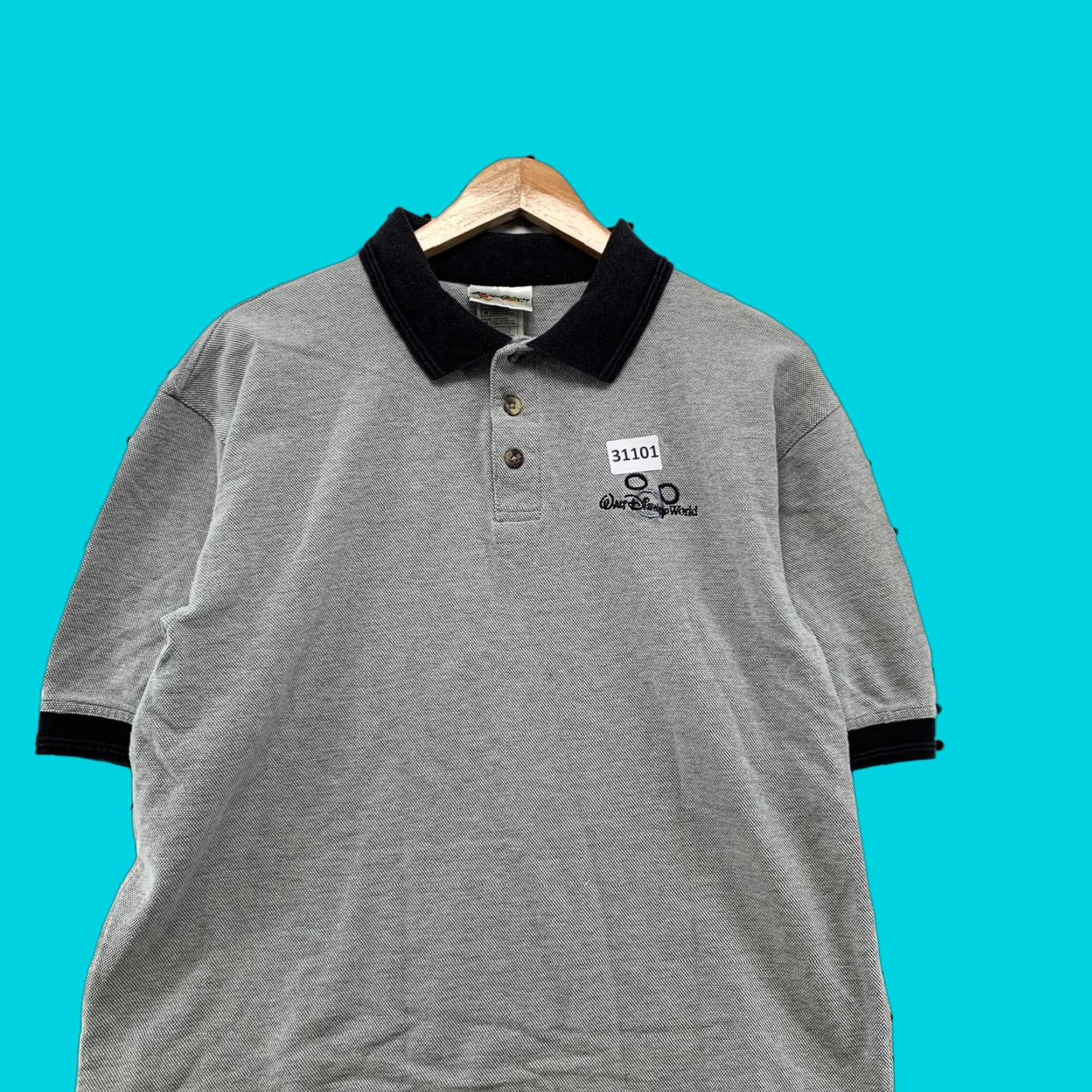 Disney VINTAGE Walt Disney World Polo Shirt Mens Medium Gray Embroidered Polo Shirt Mens Gray Disney World Polo 20.5x25.5 Embroidered Mens Medium Gray Size US M / EU 48-50 / 2 - 1 Thumbnail