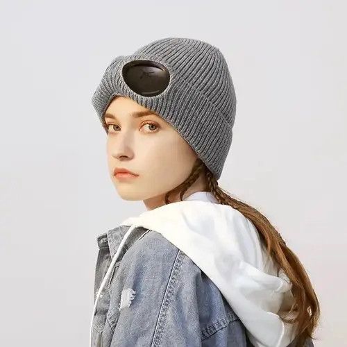 Designer × Vintage Brimless hat with goggles Size ONE SIZE - 4 Thumbnail