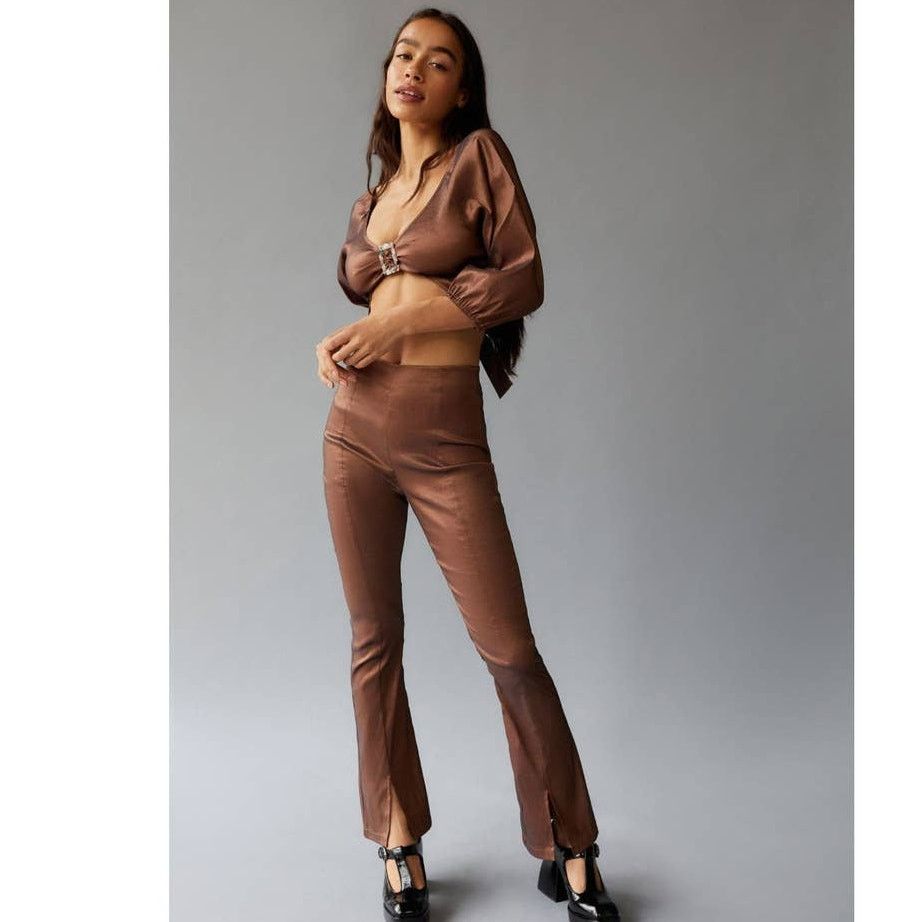 Free People New Free People Hosbjerg Elora Pants $168 MEDIUM/US 6 Size 28" / US 6 / IT 42 - 7 Thumbnail