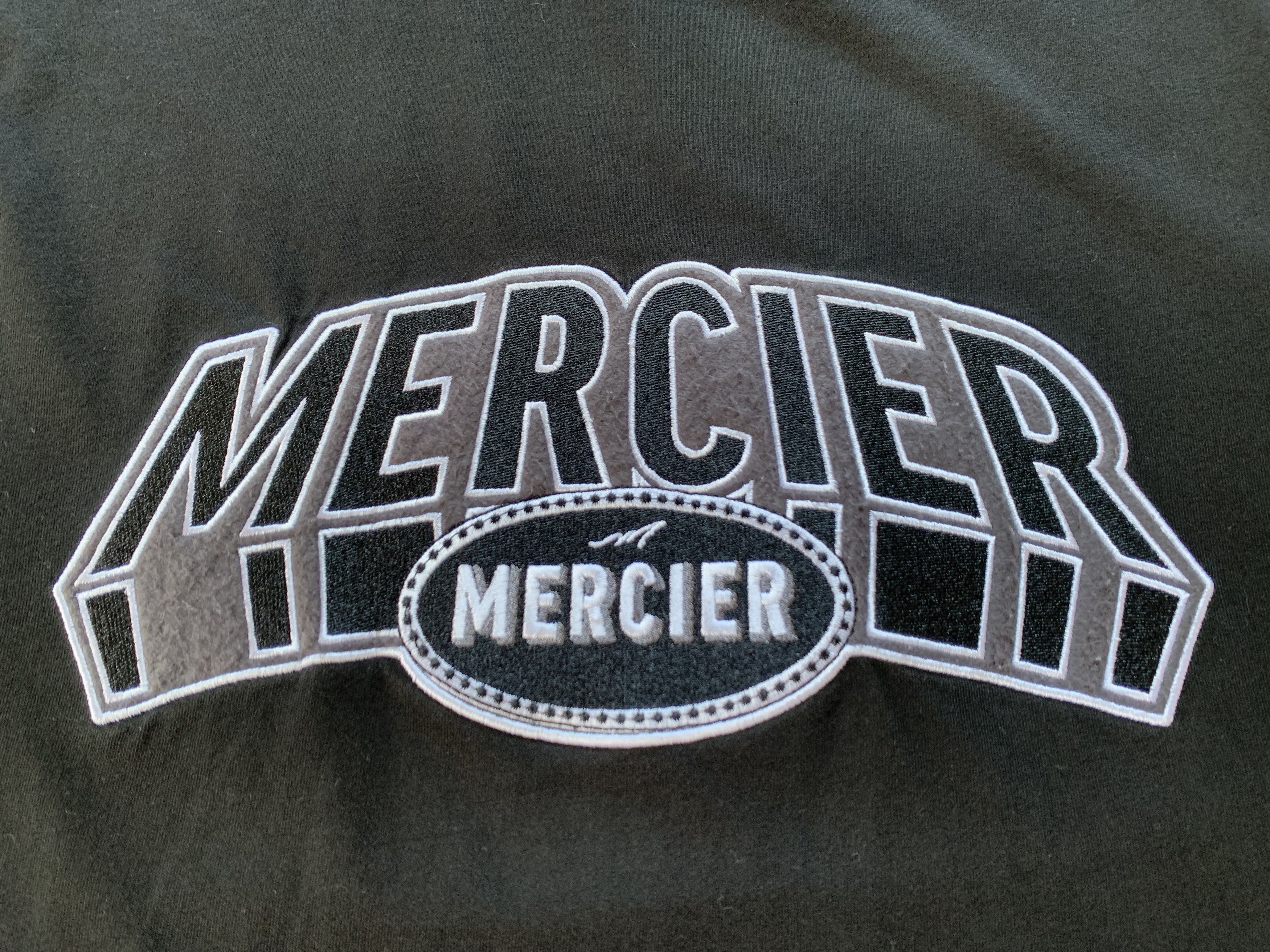 Baume & Mercier Mercier Mens Cotton Black Embroidered Big Logo T Shirt Size US L / EU 52-54 / 3 - 6 Thumbnail