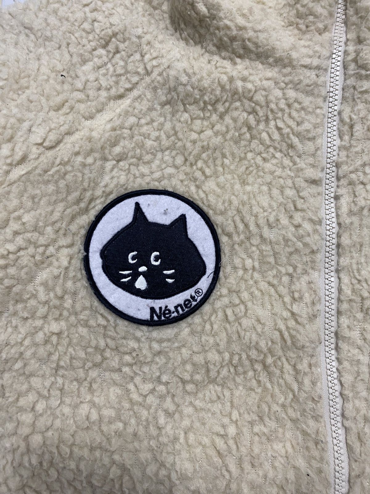 Issey Miyake Ne-Net Issey Miyake Sherpa Fleece Zip Up Hoodie Size US M / EU 48-50 / 2 - 7 Thumbnail