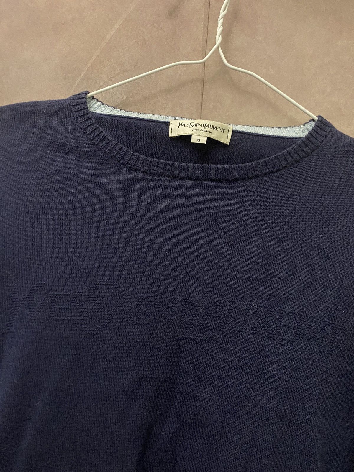 Designer × Yves Saint Laurent Yves Saint Laurent Sweater Luxury YSL Size US S / EU 44-46 / 1 - 2 Thumbnail