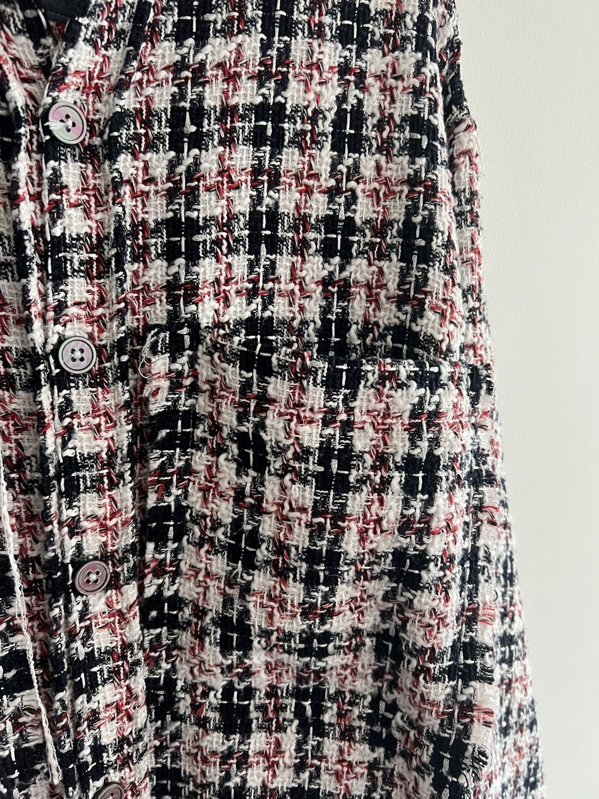 Faith Connexion S Faith Connexion Tweed Overshirt Raw Hem Oversized Shirt Size US S / EU 44-46 / 1 - 9 Thumbnail