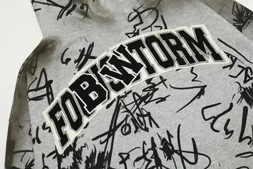 Other Street Graffiti Oversized Hoodie Size US L / EU 52-54 / 3 - 3 Thumbnail