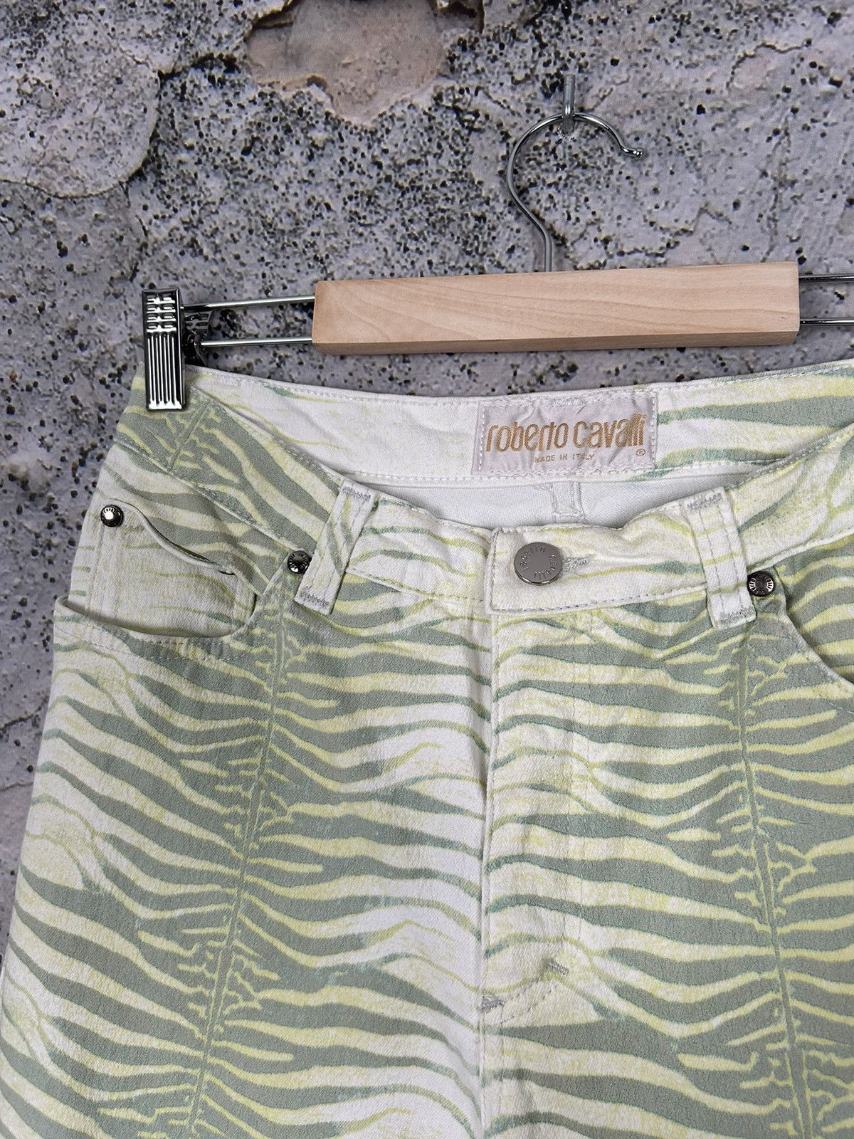 Roberto Cavalli Vintage Roberto Cavalli 90s Archival Printed Pants Punk Rare Size US 32 / EU 48 - 3 Thumbnail