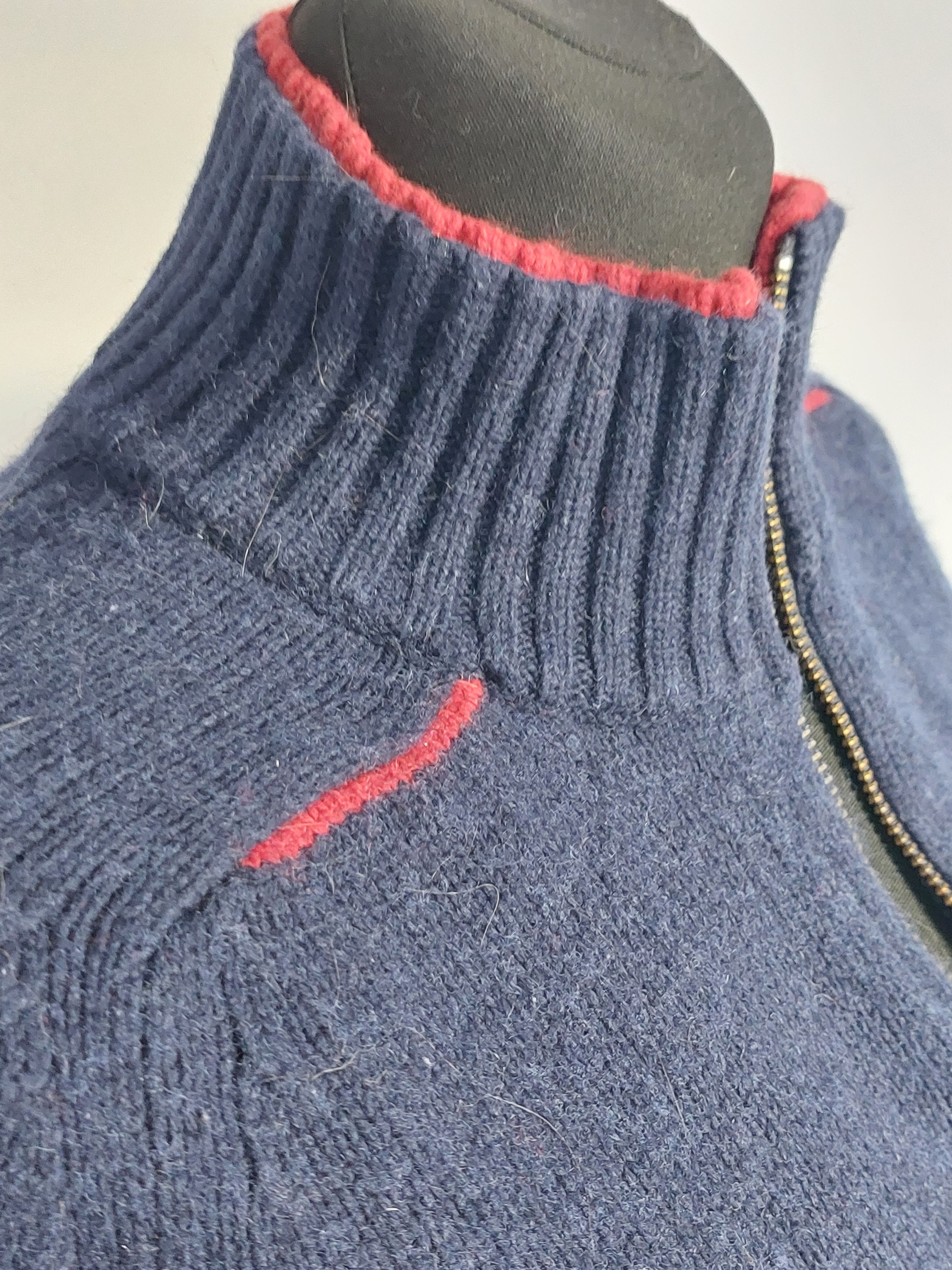 Tommy Hilfiger TOMMY HILFIGER cotton and wool zip sweater Size US S / EU 44-46 / 1 - 4 Thumbnail