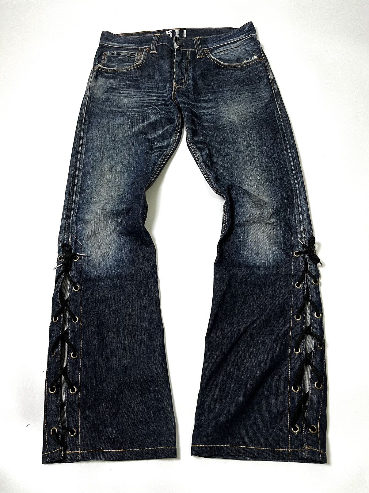 Edwin × If Six Was Nine × Japanese Brand Edwin flared laces up pant lgb style inspired Size US 34 / EU 50 - 3 Thumbnail