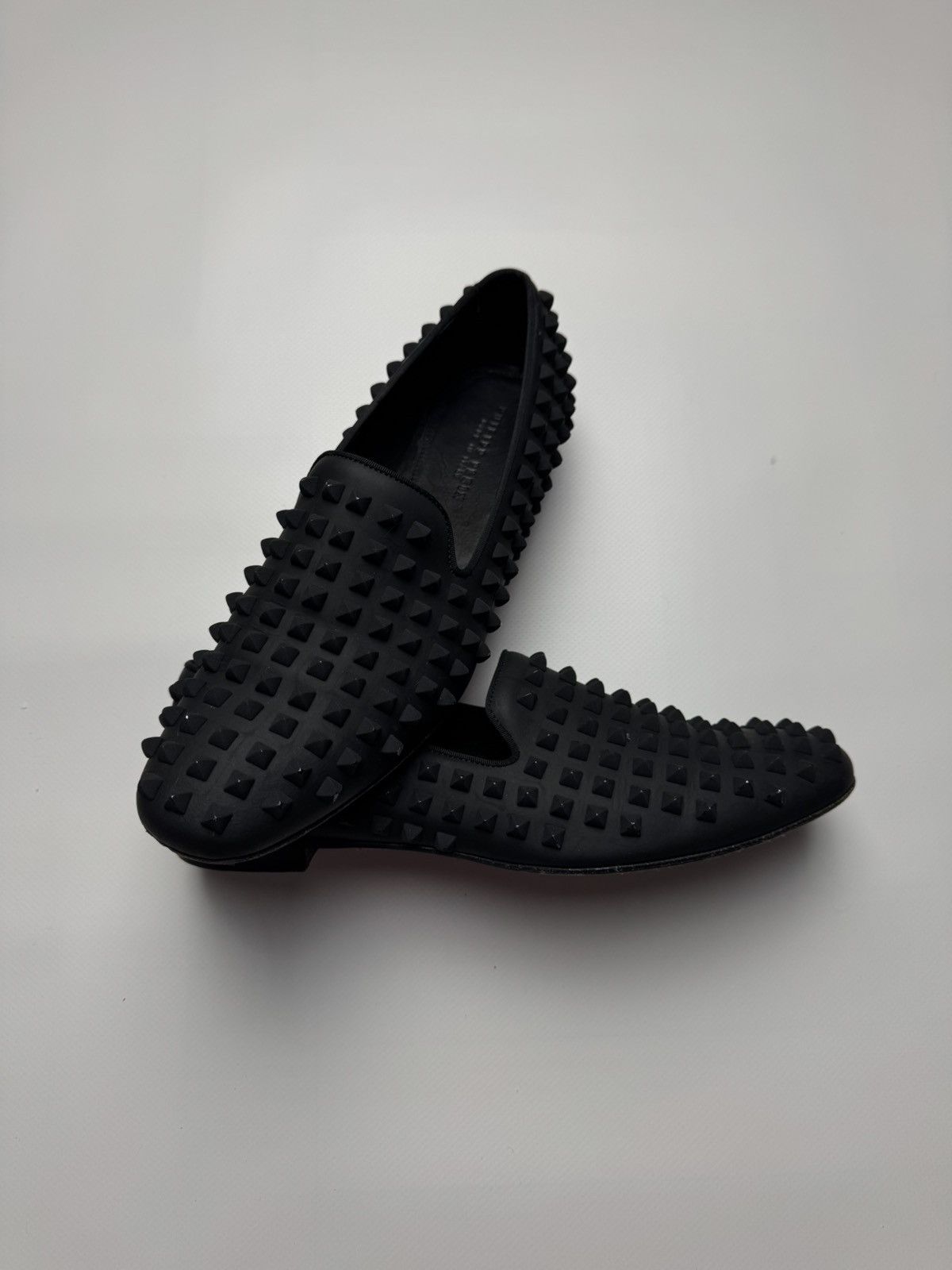 Philipp Plein Philipp Plein Spiked Studded Loafers - Black Matte Size US 8.5 / EU 41-42 - 6 Thumbnail