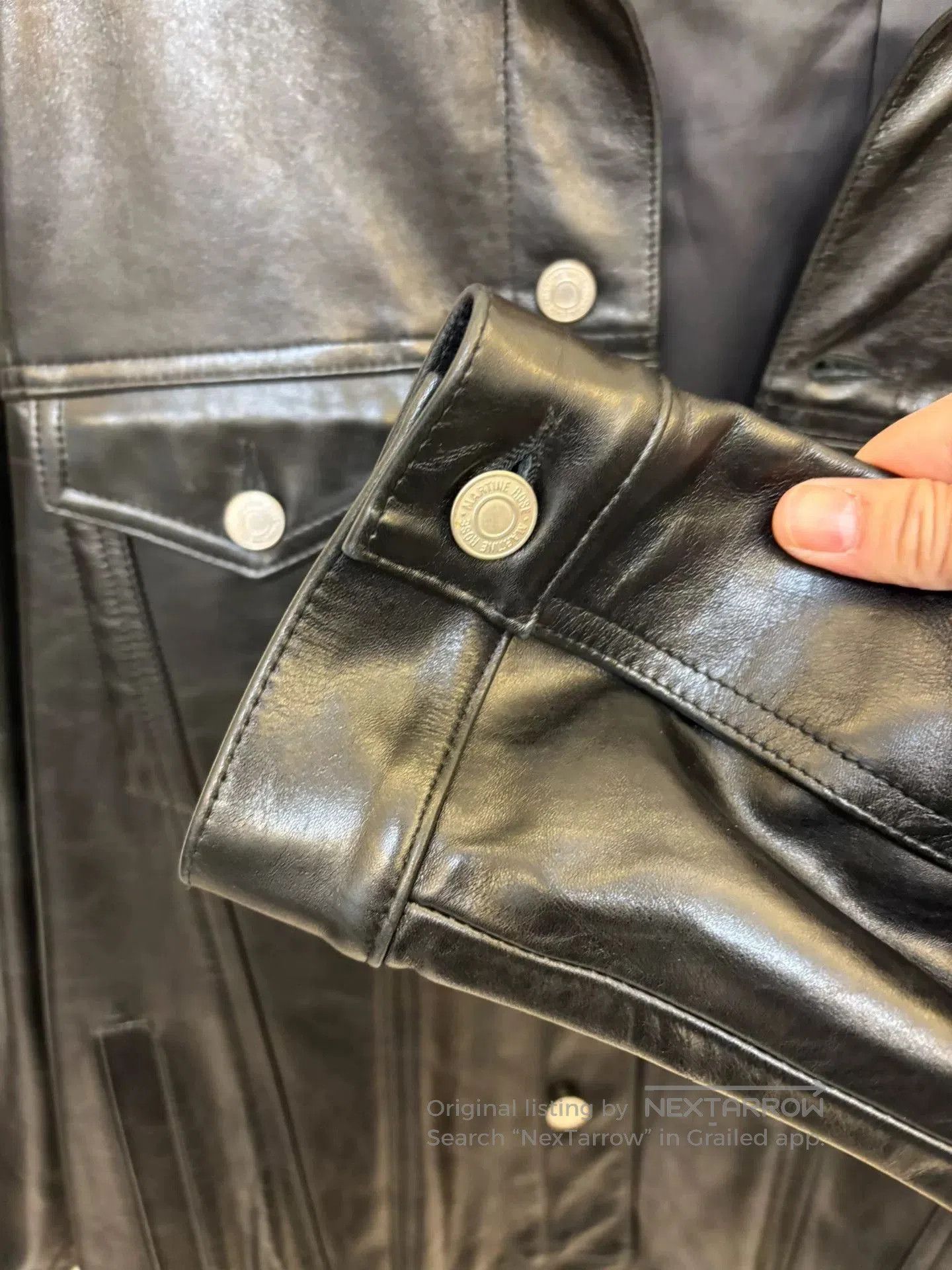 Martine Rose Martine Rose 18AW Oversized Leather Jacket. Size US M / EU 48-50 / 2 - 4 Thumbnail
