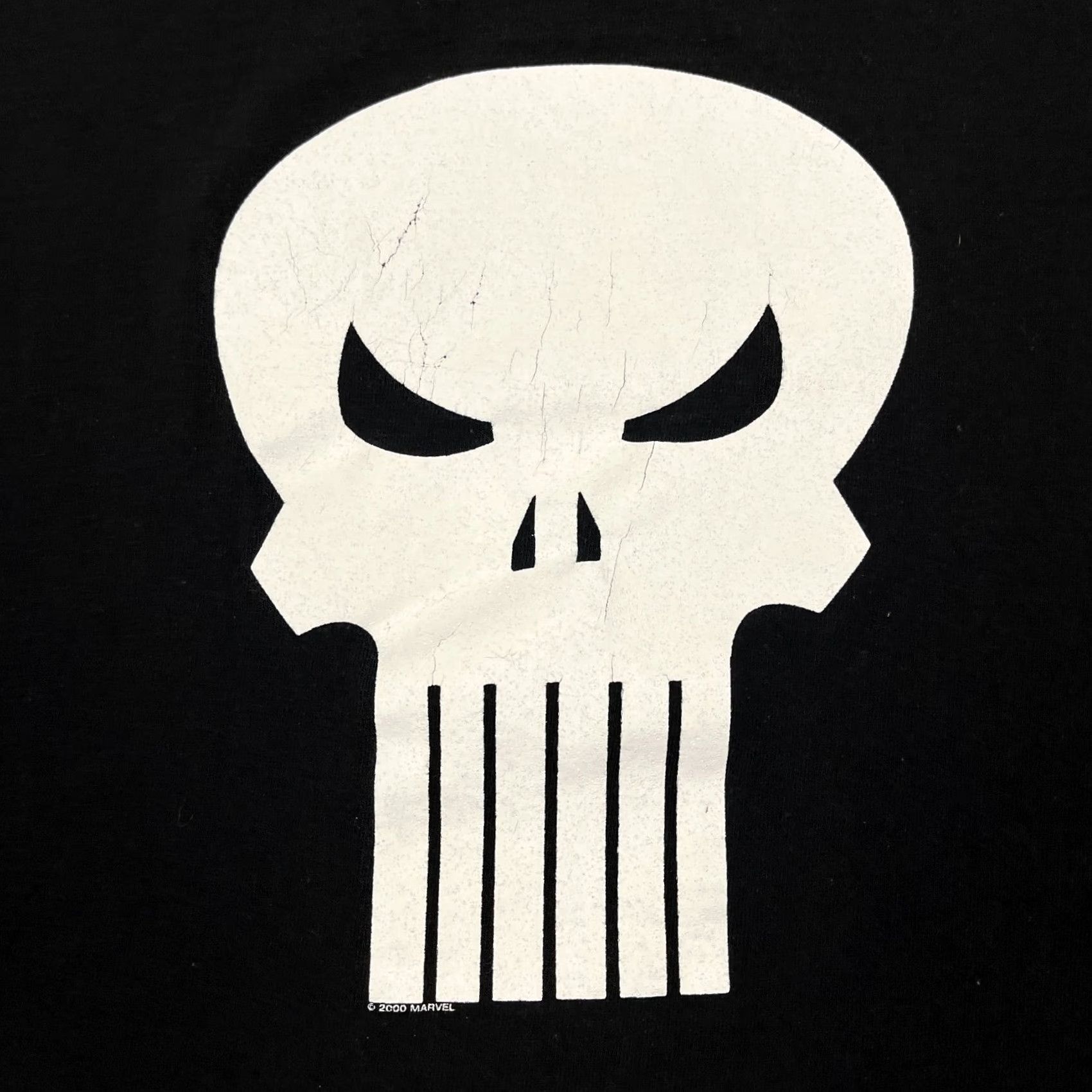 Delta VINTAGE Marvel The Punisher Shirt Mens XL Black White Graphic Mad Engine Skull Y2K Size US XL / EU 56 / 4 - 2 Thumbnail