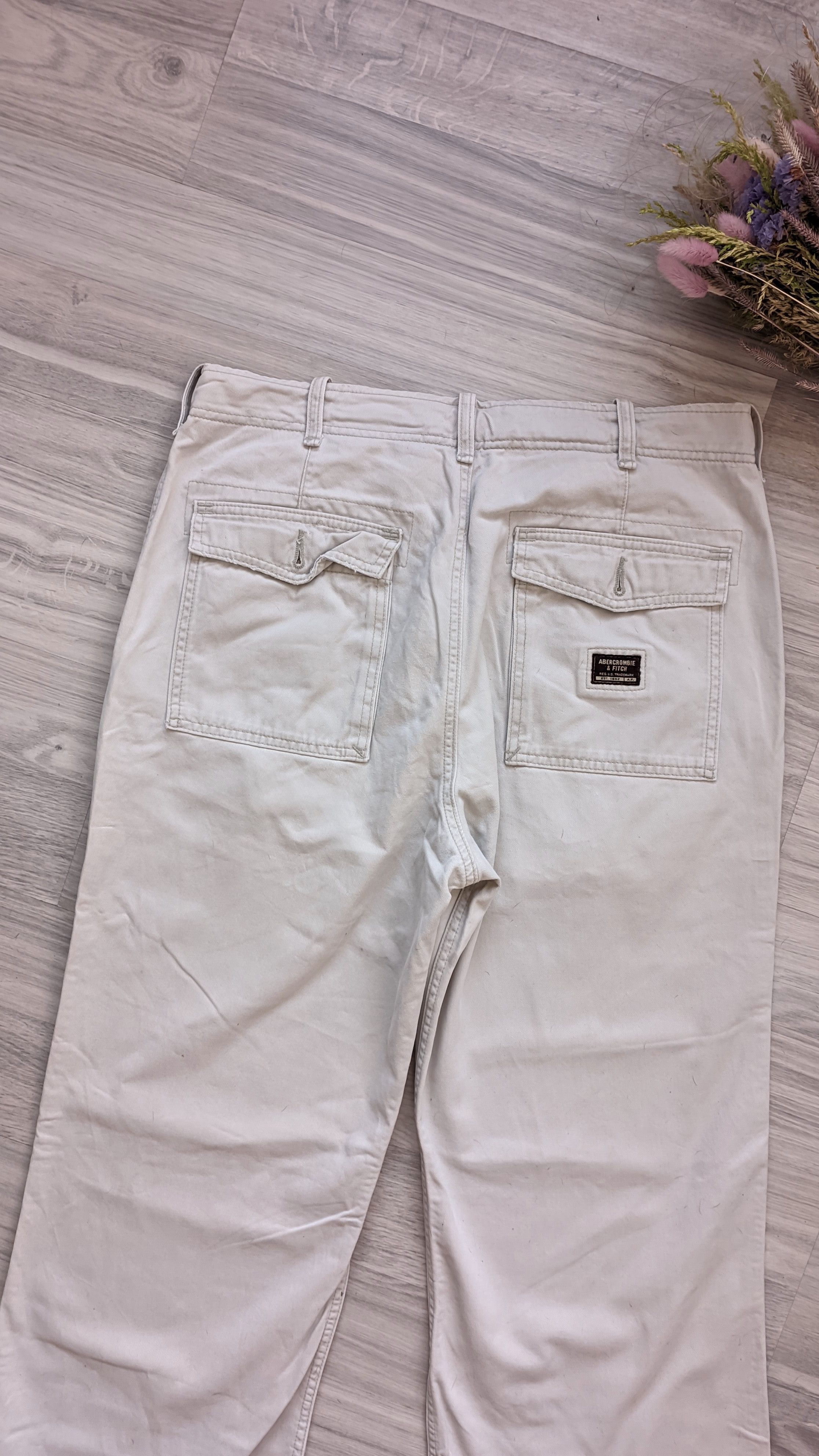 Abercrombie & Fitch × If Six Was Nine × Japanese Brand Y2K Abercrombie & Fitch faded trousers chino pants Baggy Size US 34 / EU 50 - 2 Thumbnail
