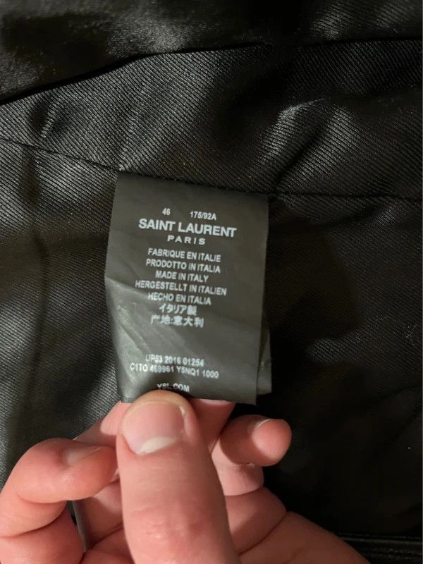 Saint Laurent Paris Saint Laurent ss17 leather jacket Size US S / EU 44-46 / 1 - 5 Thumbnail