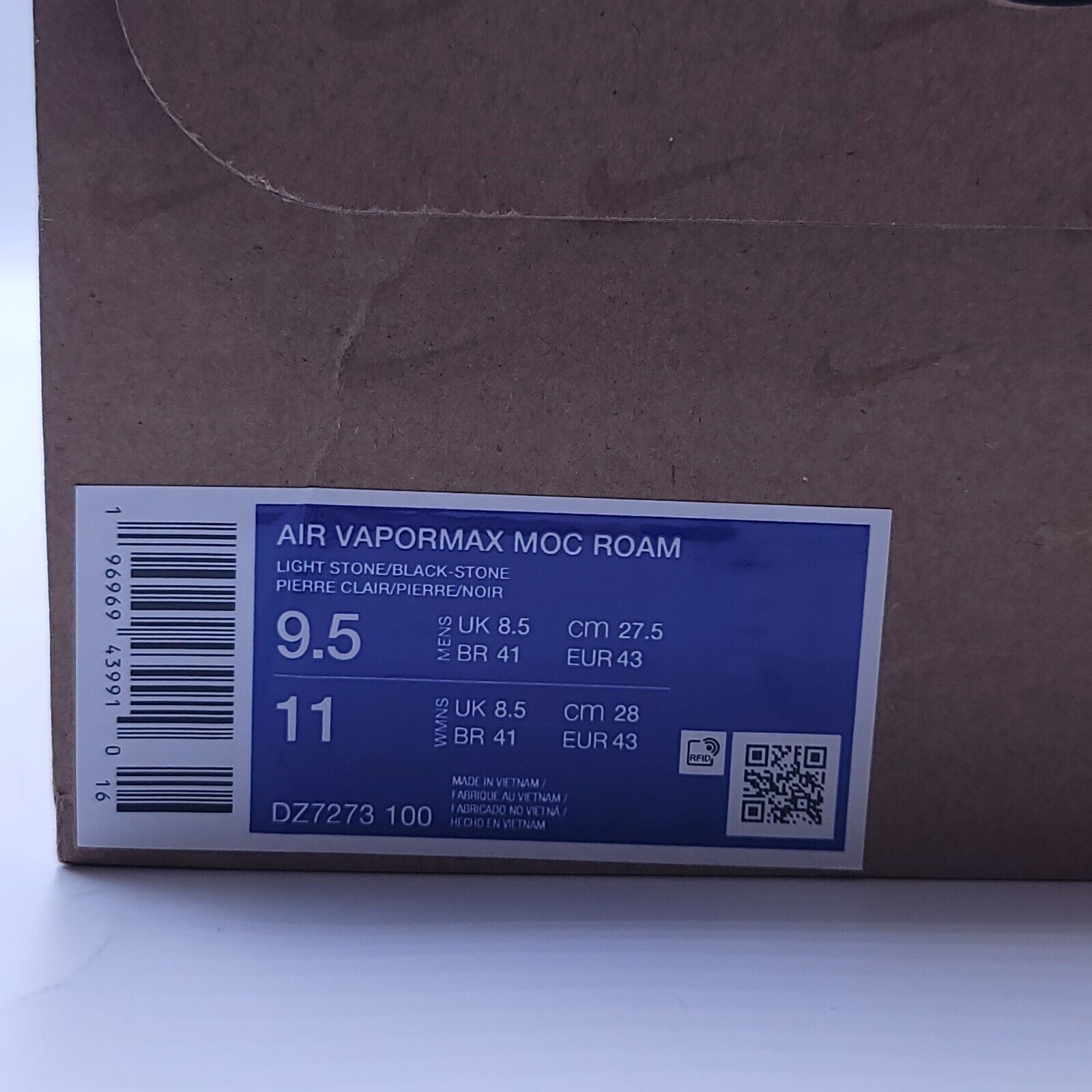 Nike Nike Air Vapormax Moc Roam Shoe Men Size 9.5 DZ7273-100 Gray Size US 9.5 / EU 42-43 - 10 Thumbnail
