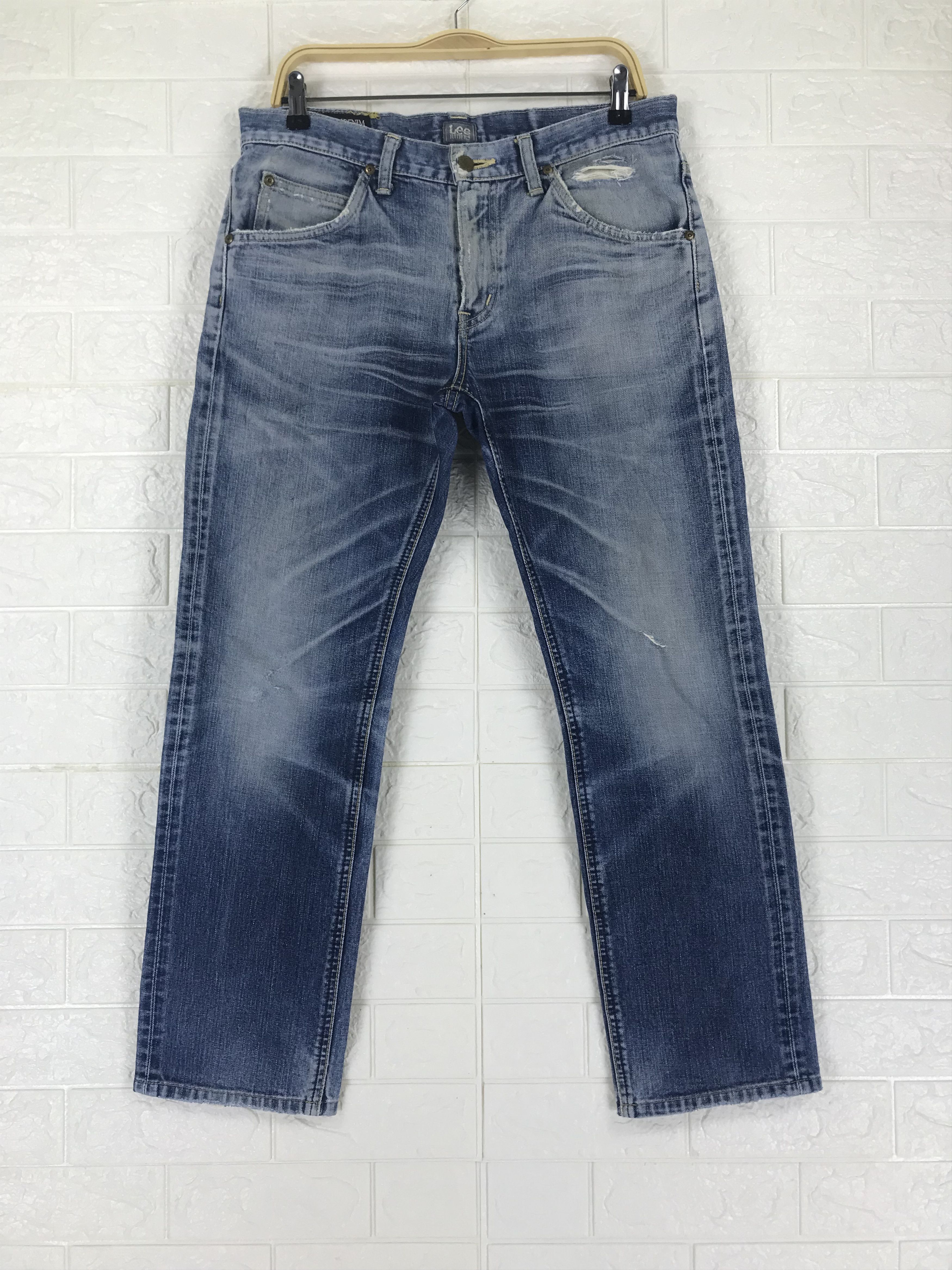 Lee Vintage Lee Riders Faded Blue Jeans Size US 32 / EU 48 - 1 Thumbnail
