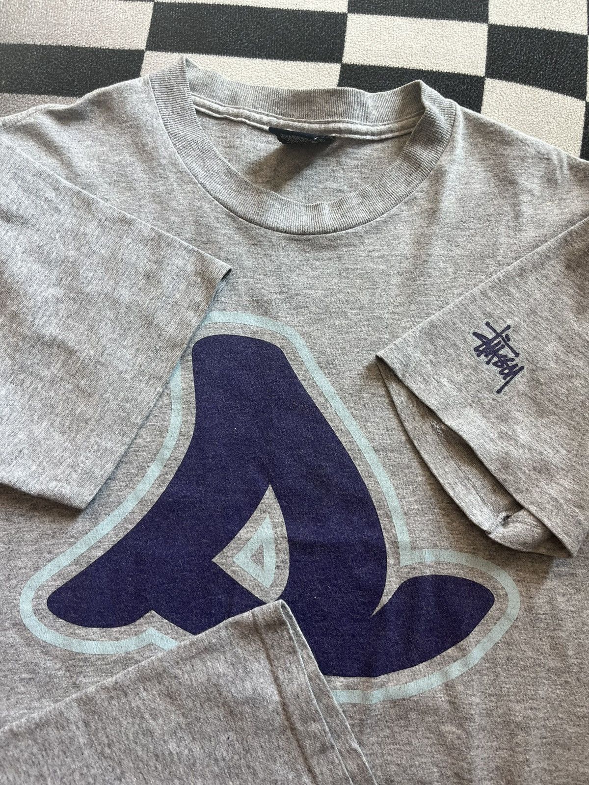 Stussy Vintage STUSSY cursive S 90’s Logo Tshirt Size US S / EU 44-46 / 1 - 6 Thumbnail