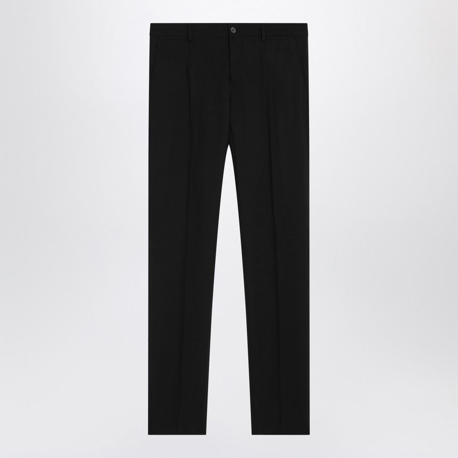 Dolce & Gabbana o1d2blof0226 Single Breasted Virgin Wool Suit in Black Size US 34 / EU 50 - 3 Thumbnail