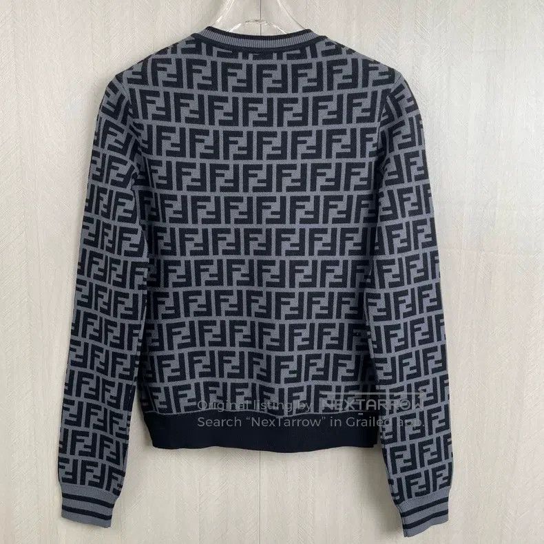 Fendi Fendi Monogram Printed Knit Long Sleeve Size XS / US 0-2 / IT 36-38 - 3 Thumbnail