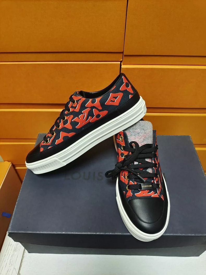 Louis Vuitton Louis Vuitton LV Women's Graffiti Print LowTop Sneakers-25 Size US 5 / IT 35 - 4 Thumbnail