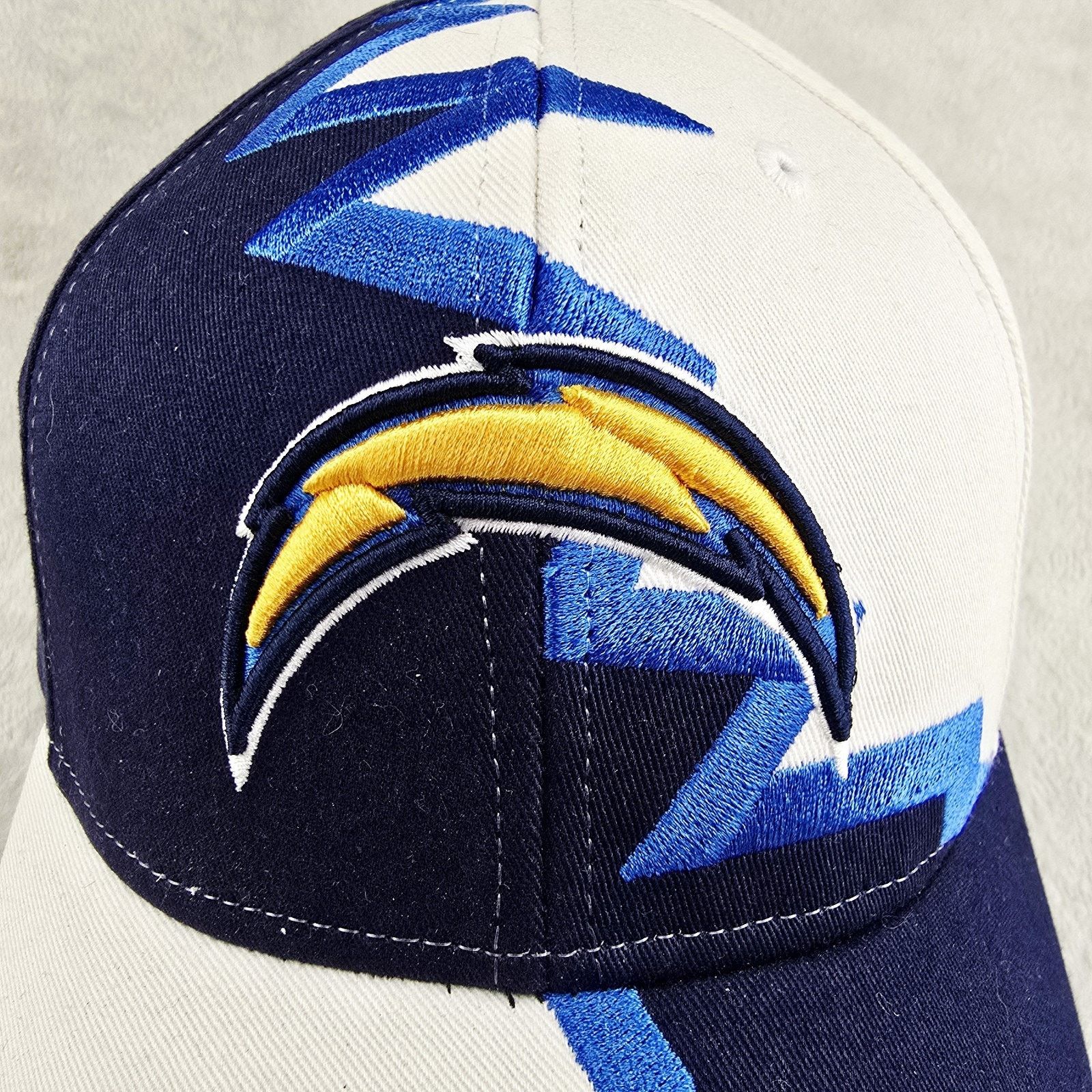 Reebok Vintage San Diego Chargers Reebok Hat Sharktooth Jagged Edge Size ONE SIZE - 2 Thumbnail