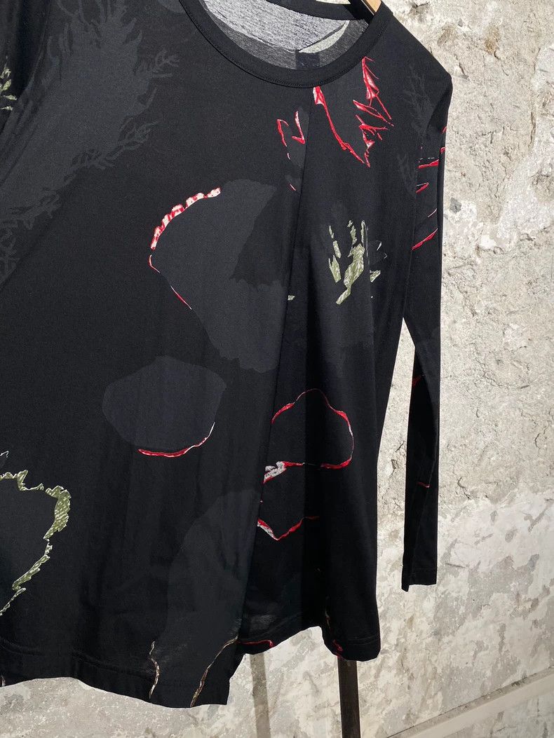 Y's Y's Irregular design printed long-sleeve T-shirt Size US M / EU 48-50 / 2 - 7 Thumbnail