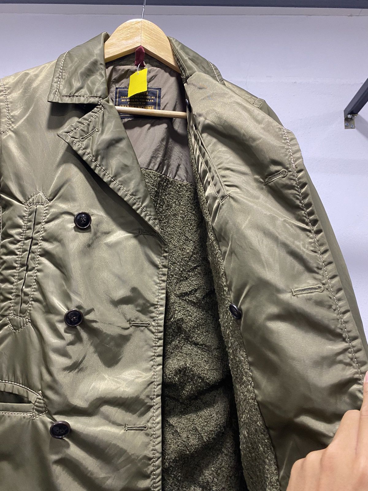 Vintage 291295 Trench Double Breast Military Army Quilted Jacket Size US S / EU 44-46 / 1 - 4 Thumbnail