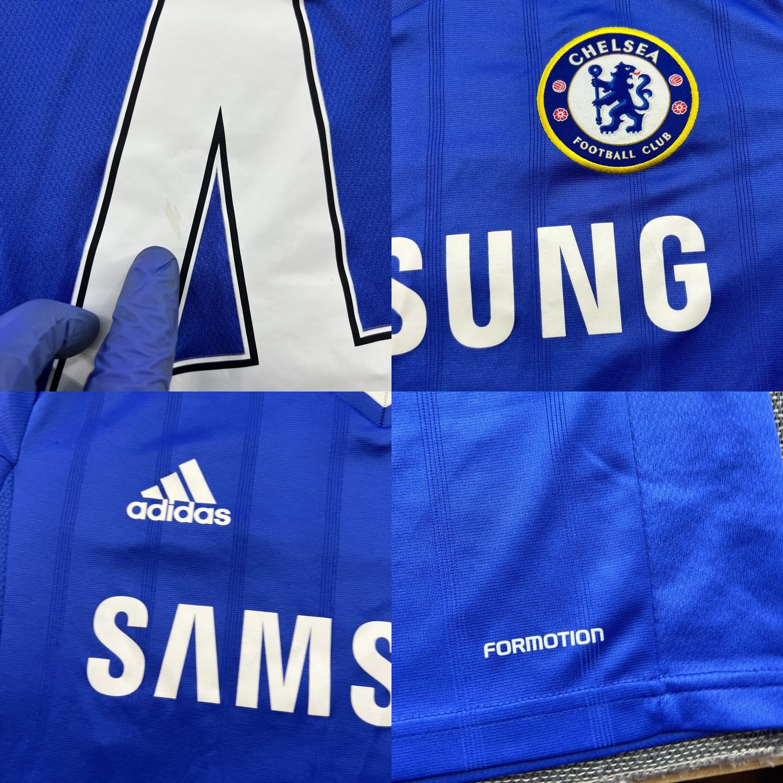 Adidas Chelsea 2013 2014 Home Bertrand Player Issue Mens Football Jersey Size S/M Blue Adidas Size US S / EU 44-46 / 1 - 8 Thumbnail