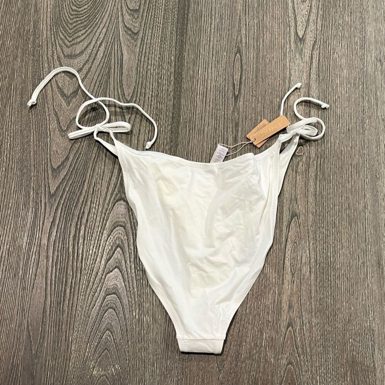 SKIMS NWT Skims Signature Swim Tie Bikini Bottom Swimwear Size 2X Size ONE SIZE - 3 Thumbnail