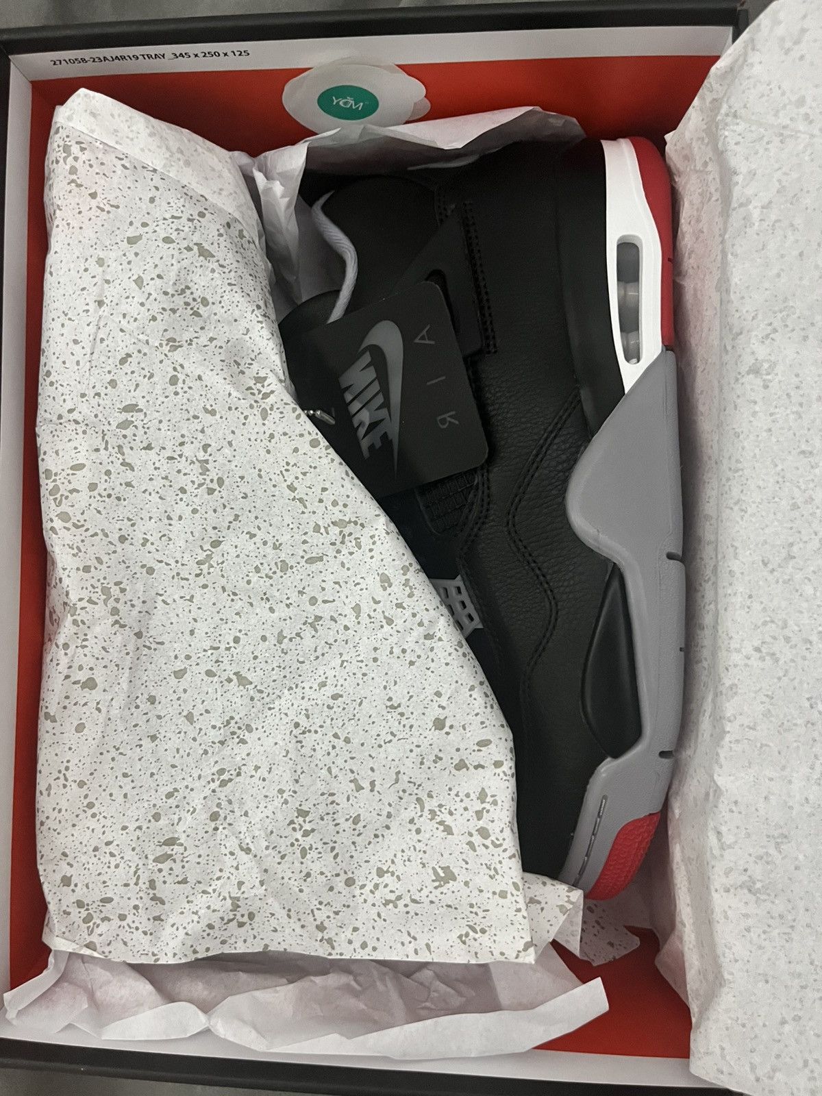 Jordan Brand × Nike JORDAN 4 RETRO BRED REIMAGINED Size US 11 / EU 44 - 6 Thumbnail