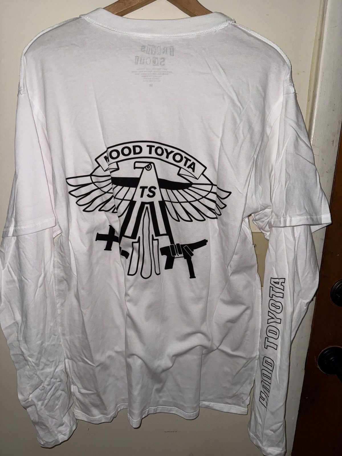 Travis Scott NEW Travis Scott l/s long sleeve tee tshirt! Hood Toyota DS! Size US M / EU 48-50 / 2 - 1 Thumbnail