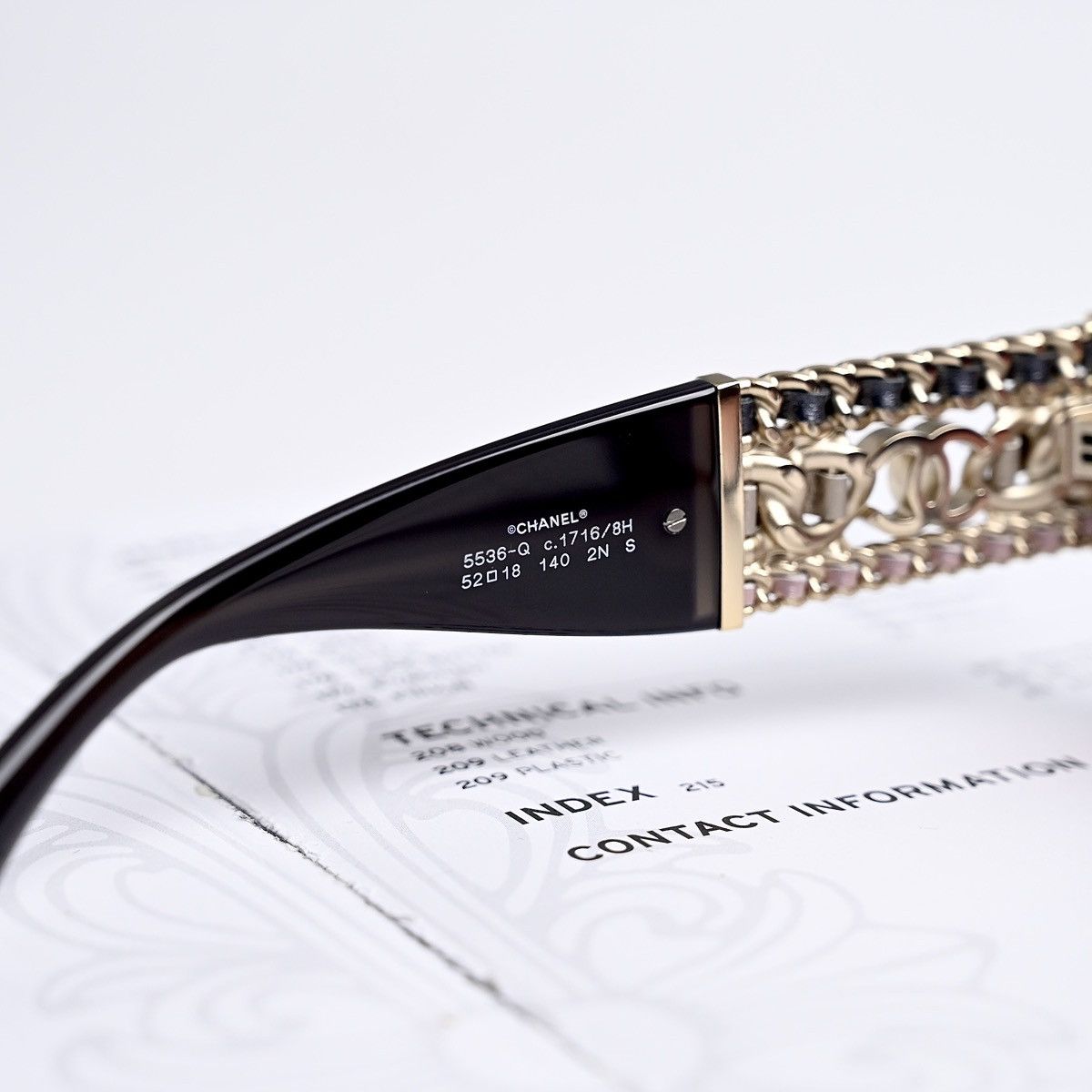 Chanel CHANEL 0CH5536Q 17168H SUNGLASSES Size ONE SIZE - 5 Thumbnail