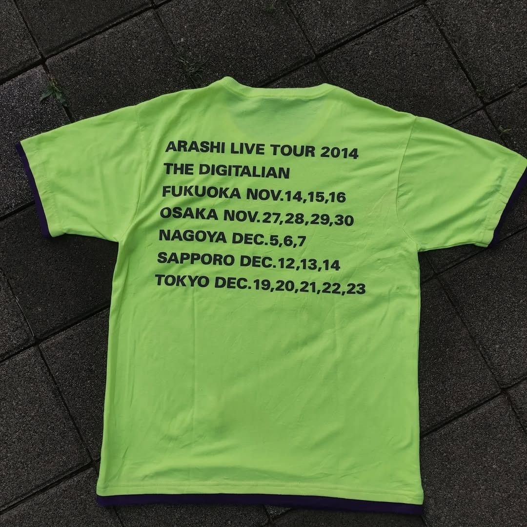 Band Tees Arashi The Digitalian Tour 2014 Idol Tee Size US M / EU 48-50 / 2 - 3 Thumbnail