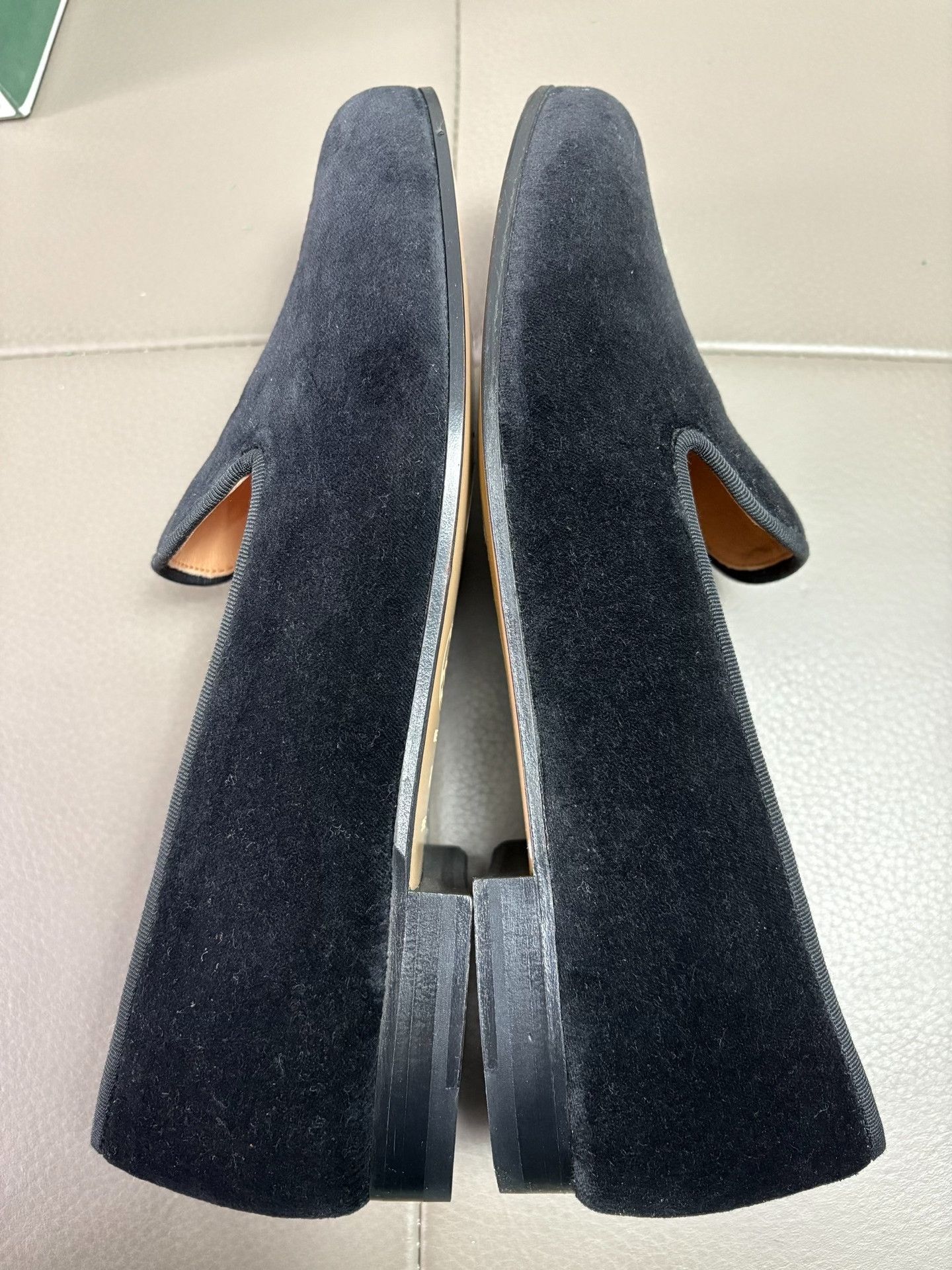 Stubbs & Wootton Men's Velvet Loafers in Black, Men's (Size 9.5) — image 4 of 6