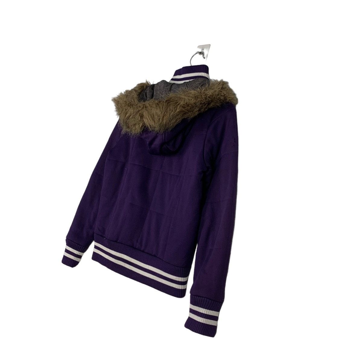 Tommy Hilfiger TOMMY GIRL Fur Hoodie Purple Jacket #0310-C14 Size S / US 4 / IT 40 - 9 Thumbnail
