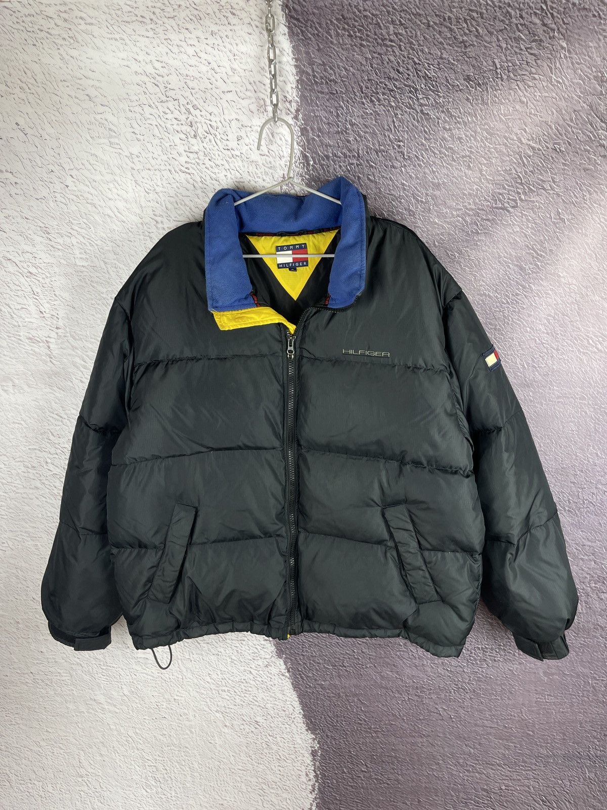 Tommy hilfiger vintage 90s down puffer jacket sales