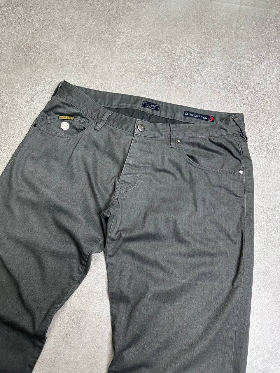 Armani Vintage Armani Metal Logo Gray Denim Jeans Pants 34 Size US 34 / EU 50 - 6 Thumbnail