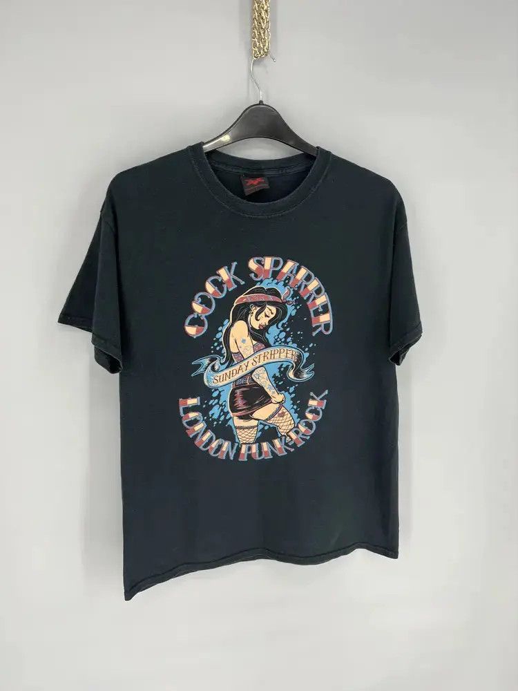 Band Tees × Vintage Vintage Y2k Cock Sparrer Punk oii t shirt Size US L / EU 52-54 / 3 - 2 Thumbnail