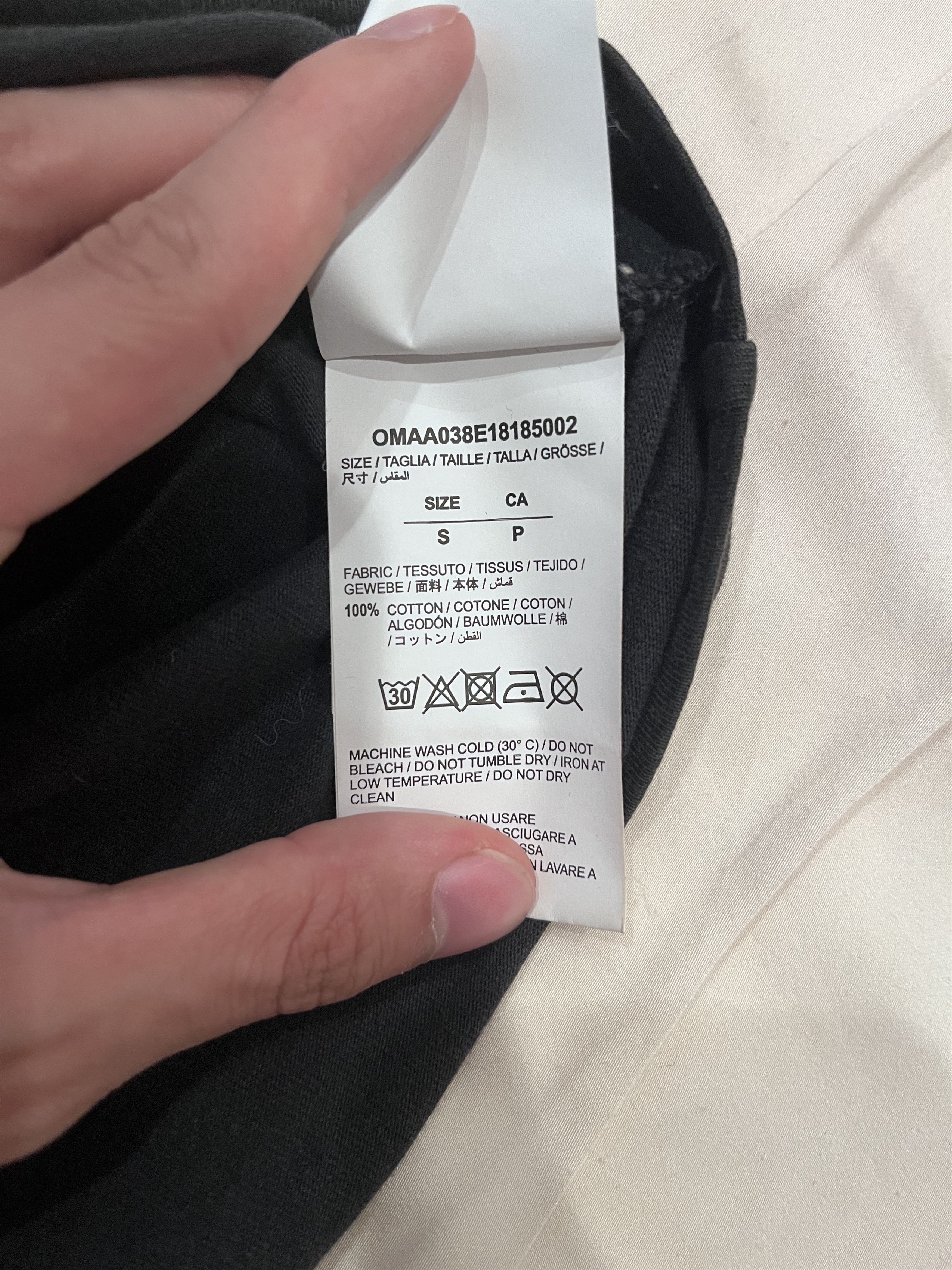 Off-White Off-White Anthracite 3D Arrow Marker T Shirt Size US S / EU 44-46 / 1 - 4 Thumbnail