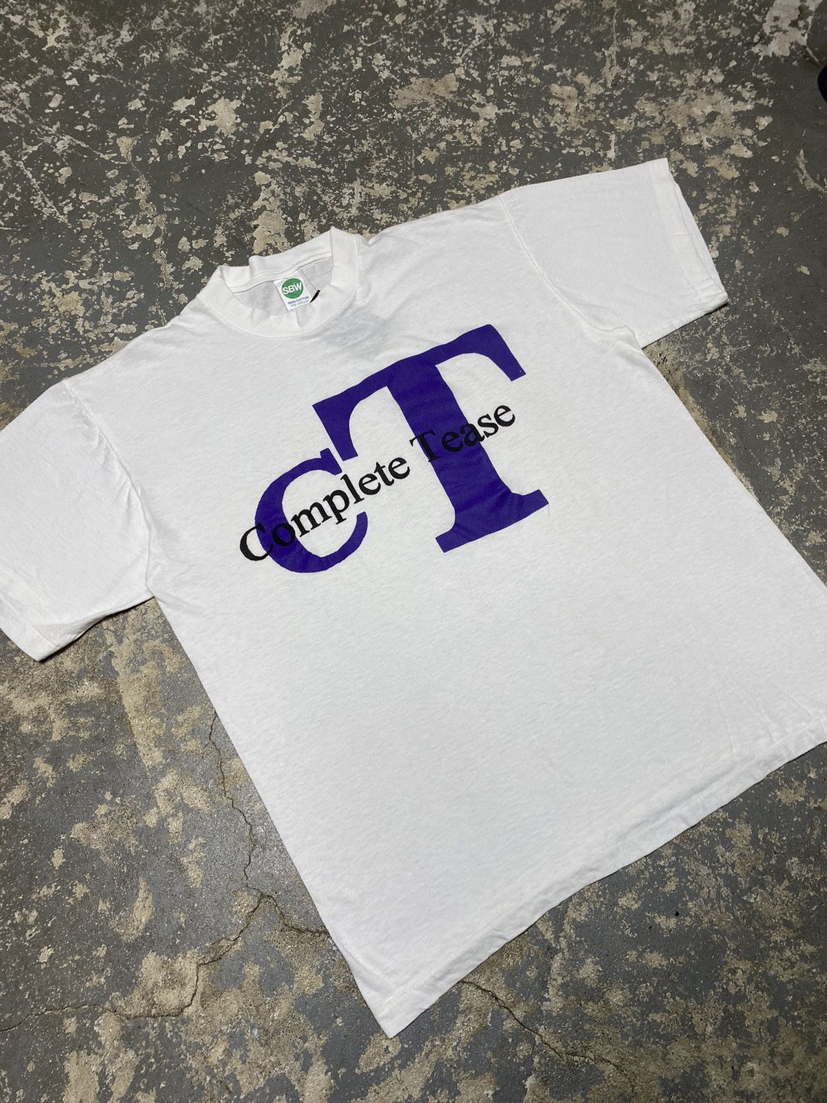 Japanese Brand × Vintage Vintage Complete Tease 90s Funny Parody New Old Stock Tshirt Size US L / EU 52-54 / 3 - 5 Thumbnail