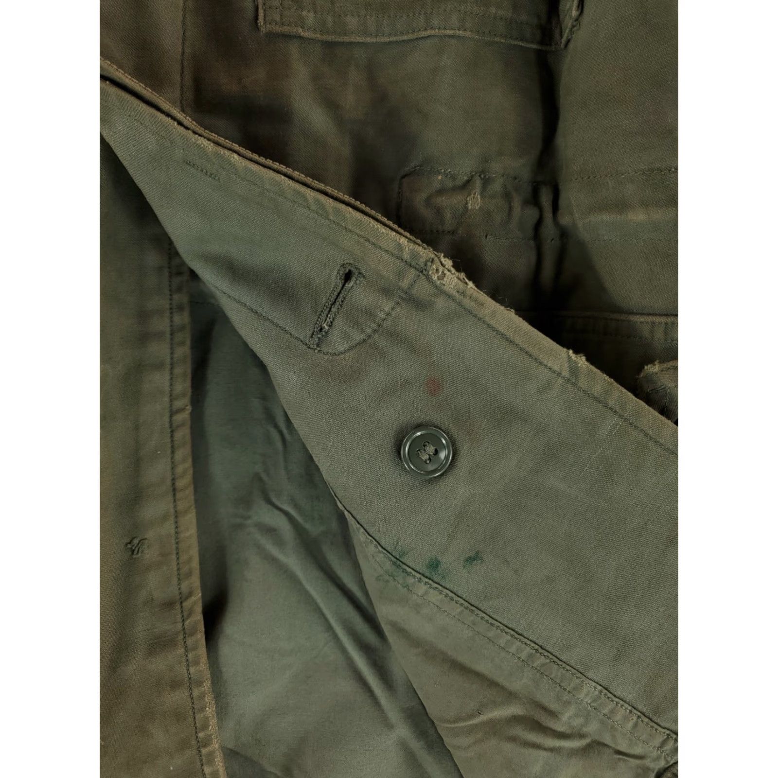 Vintage VINTAGE USAF Field Jacket Mil-J-4883B Hooded Distressed Mens Small Reg Green Jacket Size US S / EU 44-46 / 1 - 4 Thumbnail