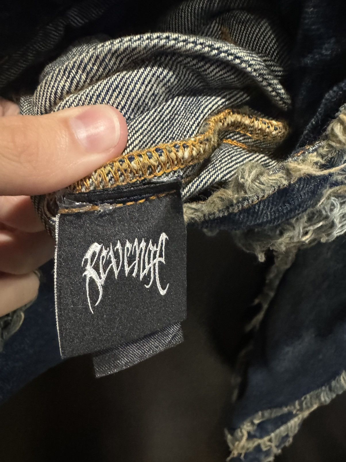 Revenge Revenge Tribal Embroidered Denim Jacket Size US M / EU 48-50 / 2 - 4 Thumbnail
