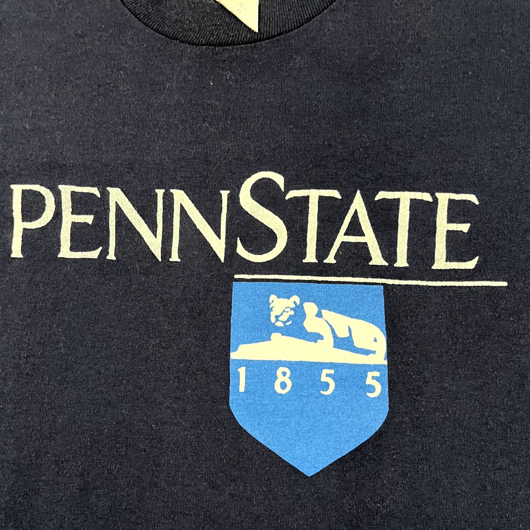 Jerzees VINTAGE Penn State Shirt Mens M 18 x 26 Blue Natty Lions Graphic 90s Jerzees Cotton Blend University College Sports Mens Size US M / EU 48-50 / 2 - 2 Thumbnail