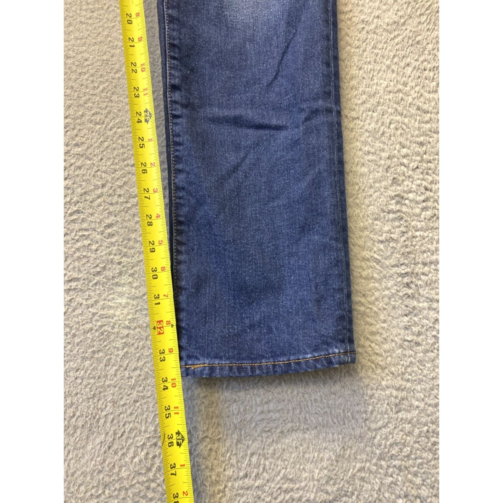 Levi's Levi’s Jeans 511 Big E Men Regular 33x34 Blue Denim Zip Button Straight Leg USA Size US 33 - 7 Thumbnail