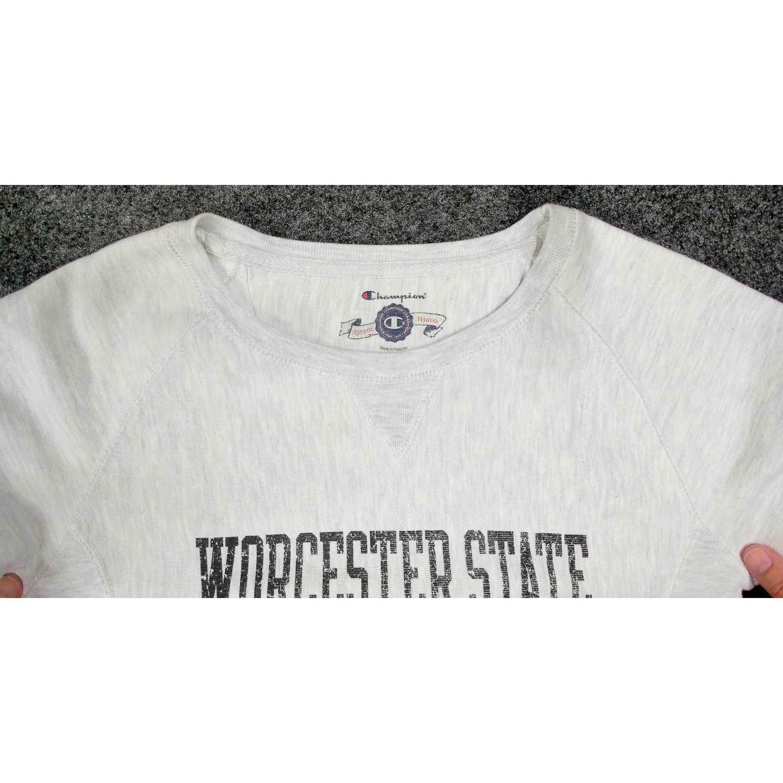 Champion Champion Reverse Weave Worcester State Raglan Sweatshirt Size M / US 6-8 / IT 42-44 - 13 Thumbnail