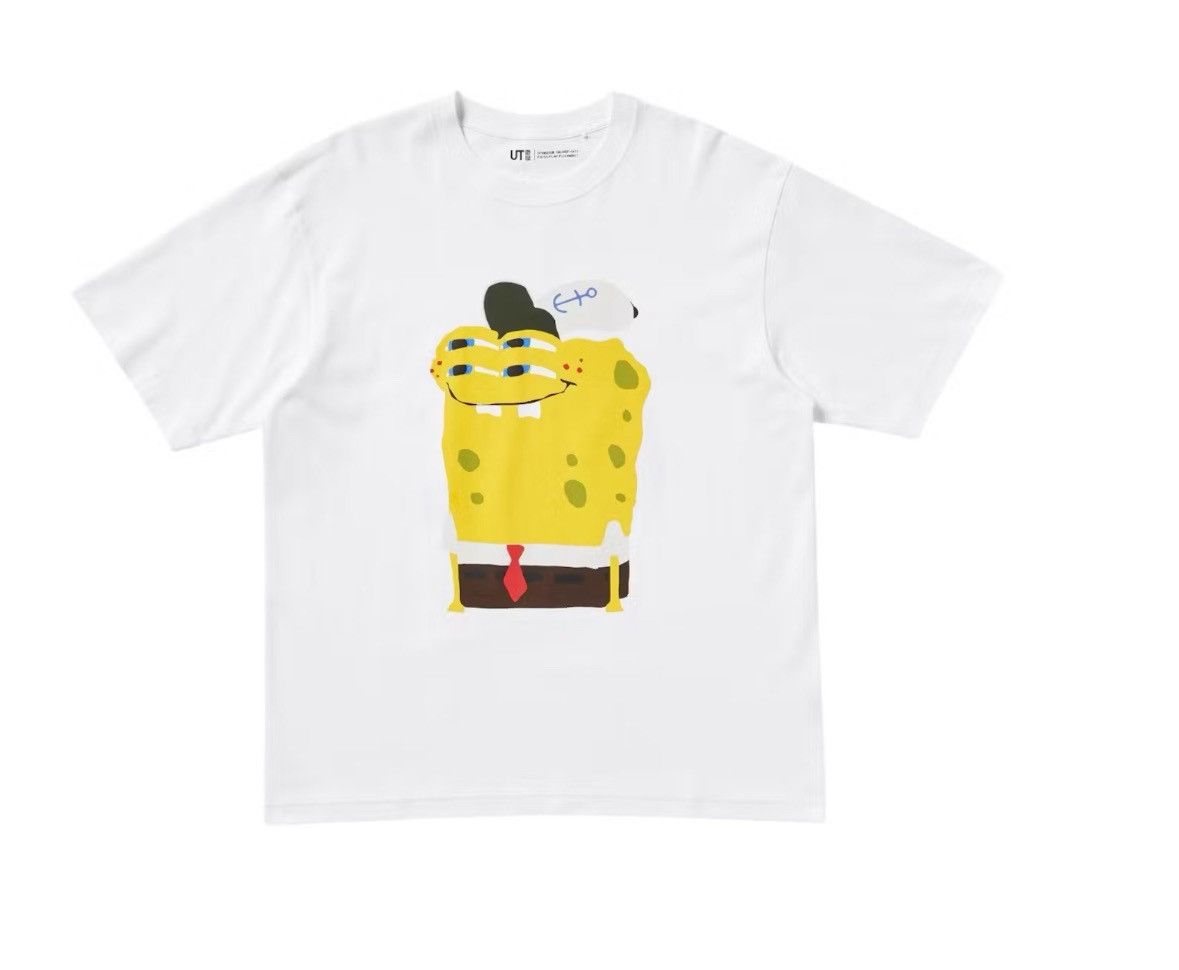 Cactus Plant Flea Market Uniqlo x CPFM Spongebob Squarepants UT Graphic T-Shirt white Size US S / EU 44-46 / 1 - 1 Thumbnail
